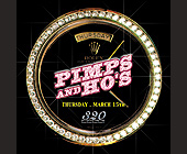 Pimps and Hos Slangin' Da Noise at Club 320 - 1575x1575 graphic design
