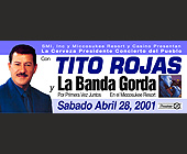 Tito Rojas at Miccosukee Indian Resort and Gaming - created March 13, 2001