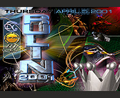Rulin 2001 at Club Space - 750x1063 graphic design
