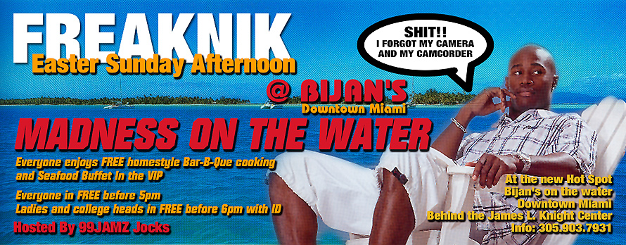 Freaknik Comes to Miami at Bijan's on the Water