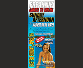 Freaknik Comes to Miami at Bijan's on the Water - 538x1375 graphic design