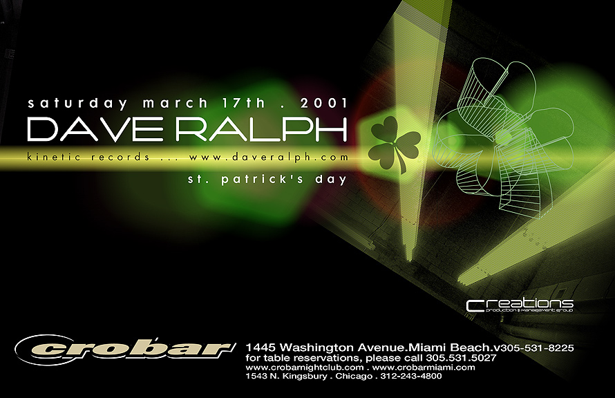 St. Patrick's Day With Dave Ralph at Crobar