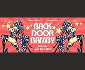 Back Door Bamby Mondays at Crobar - 1700x700 graphic design