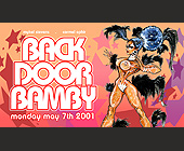 Back Door Bamby Mondays at Crobar - created April 17, 2001