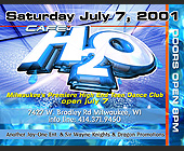 Cafe H20 High End Teen Dance Club - Wisconsin Graphic Designs