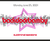 Back Door Bamby Mondays at Crobar - created June 2001
