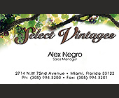 Select Vintages Wine Company - Commercial Graphic Designs