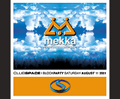 Mekka Electronic Music Tour - 2550x2550 graphic design
