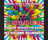 DJ Roland Belmares Anthem at Crobar - created July 24, 2001