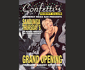Sandunga Wednesdays at Confetti's Nightclub - created August 10, 2001