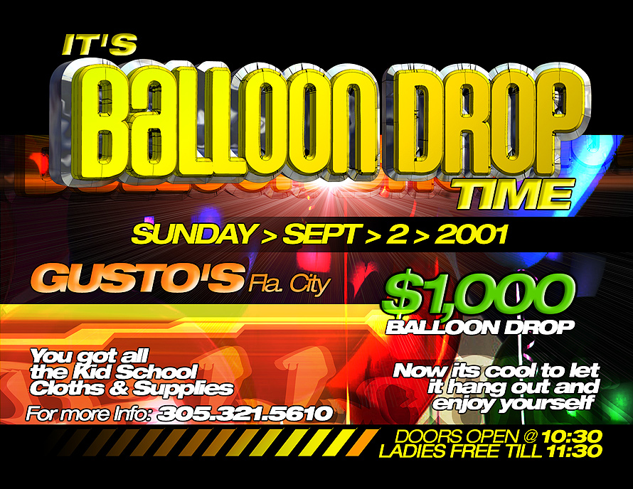 Ballroon Drop at Gusto's