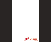 Kiss Cafe Tent Card - tagged with circle