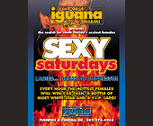 Sexy Saturdays at Cafe Iguana Miami - tagged with flames