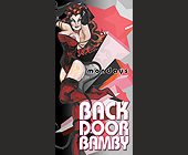 Back Door Bamby Mondays at Crobar - 825x1650 graphic design
