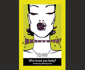 Aqua Booty Who Loves You Baby? - Music Industry Graphic Designs