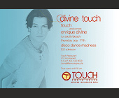 Touch Welcomes Enrique Divine - Latin Music Graphic Designs