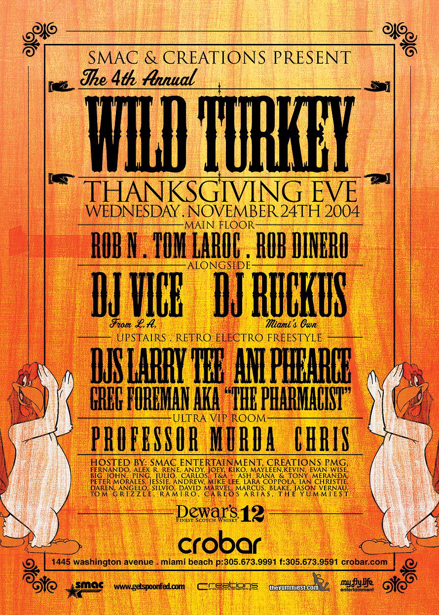 Wild Turkey Thanksgiving Eve at Vice