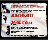 Calling All Bangies, Scooters and Dirt Bikes - 1650x1276 graphic design