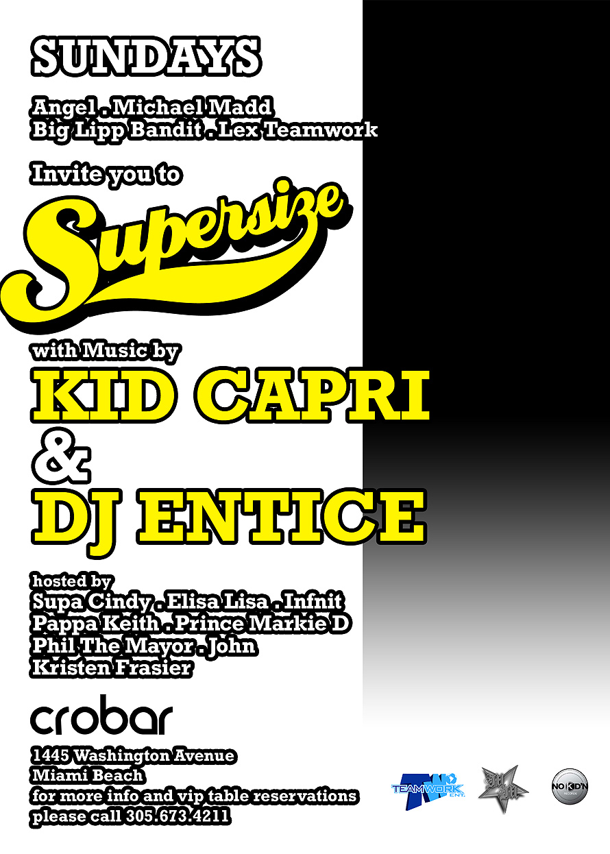 Sundays with Kid Capri and DJ Entice
