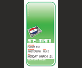 AMS-Miami at Rumi - Restaurants Graphic Designs