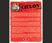 Ciclon - 11x8.5 graphic design