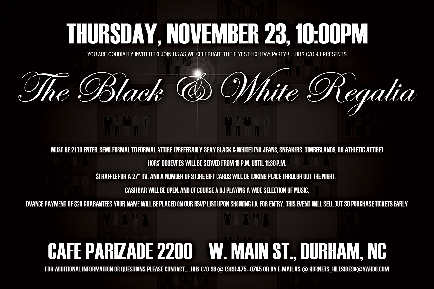 Black and White Regalia