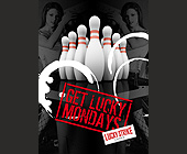Get Lucky Mondays at Lucky Strike - bar and lounges Graphic Designs