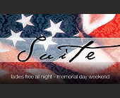 Suite Nightclub - tagged with memorial day weekend