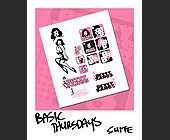 Betty Bangs Basic Thursdays - 3.5x4.25 graphic design