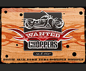 Wanted Choppers - Automotive Graphic Designs
