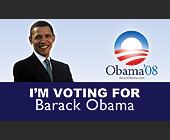 Voting for Barack Obama - Political Graphic Designs