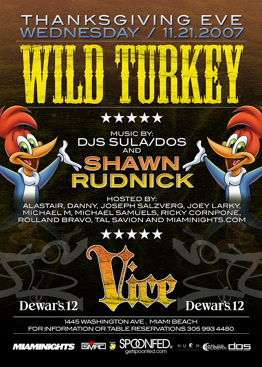 Wild Turkey Thanksgiving Eve