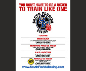 South Florida Boxing Gym - 1063x1375 graphic design
