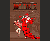 Save The Date Havana Nights Foundation - 1500x2100 graphic design