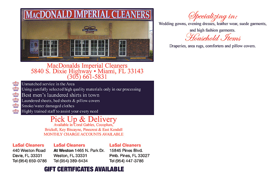 Mac DONALD Imperial Cleaners