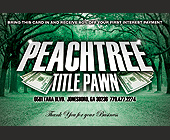 Peach Tree Title Pawn - tagged with 100 dollar bills