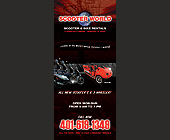 Scooter World - Rack Card Graphic Designs