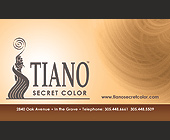 Tiano Secret Color - tagged with abstract logo