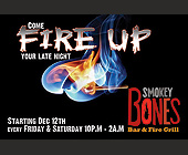 Smokey Bones Bar and Fire Grill - tagged with every friday