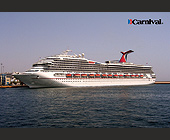 Carnival Cruise Lines Freedom Postcard - Travel and Lodging