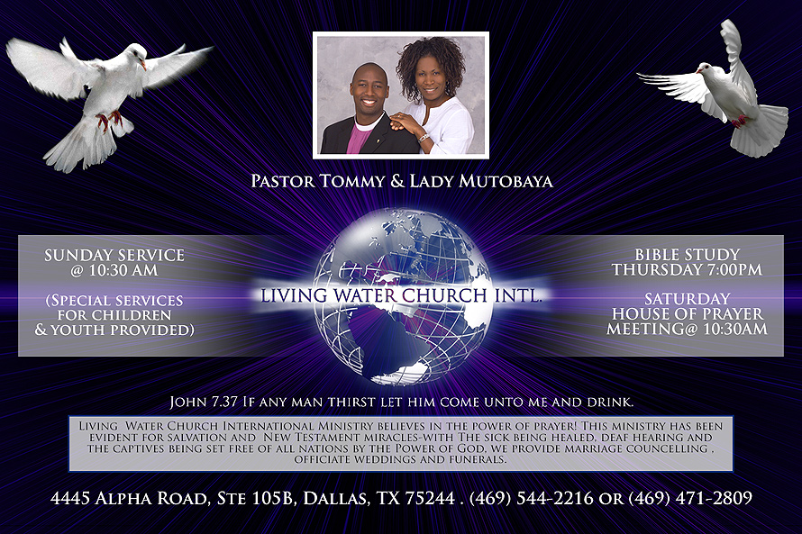 Pastor Tommy & Lady Mutobaya Bible Study Thursday