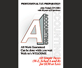 Accounting Professional Tax Preparation - Finance and Accounting