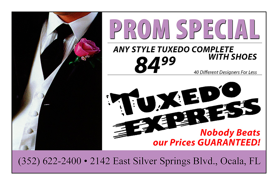 Tuxedo Express Prom Special