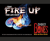 Smokey Bones Bar and Fire Grill - tagged with flame