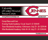 University of Central Missouri Soccer Camps - Students Graphic Designs