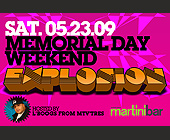 Explosion at Martini Bar - created May 2009
