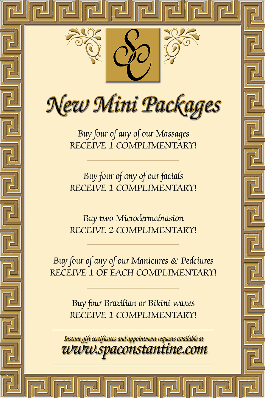 Spa Constantine New Mini Packages