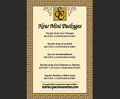 Spa Constantine New Mini Packages - Downers Grove Graphic Designs