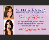 Milena Unisex - tagged with fl 33142