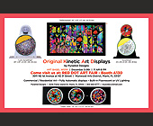 Original Kinetic Art Displays - Art Gallery Graphic Designs